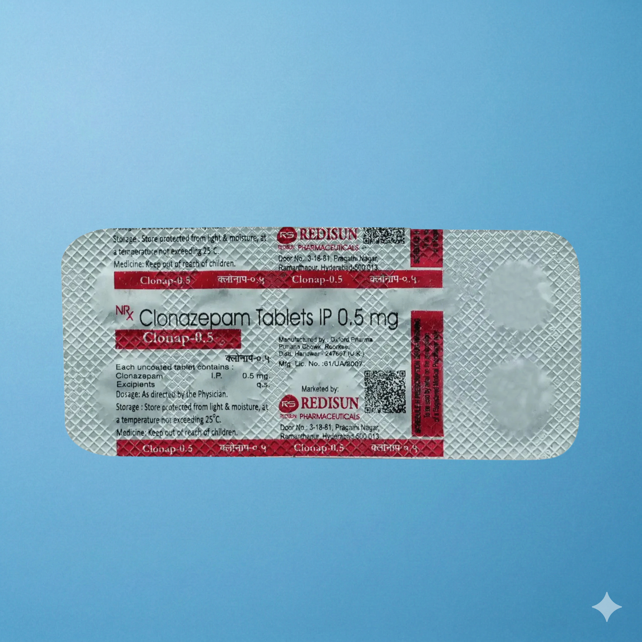 Clonazepam 0.5mg 1 Clonazepam 0.5mg | Klonopin 0.5mg