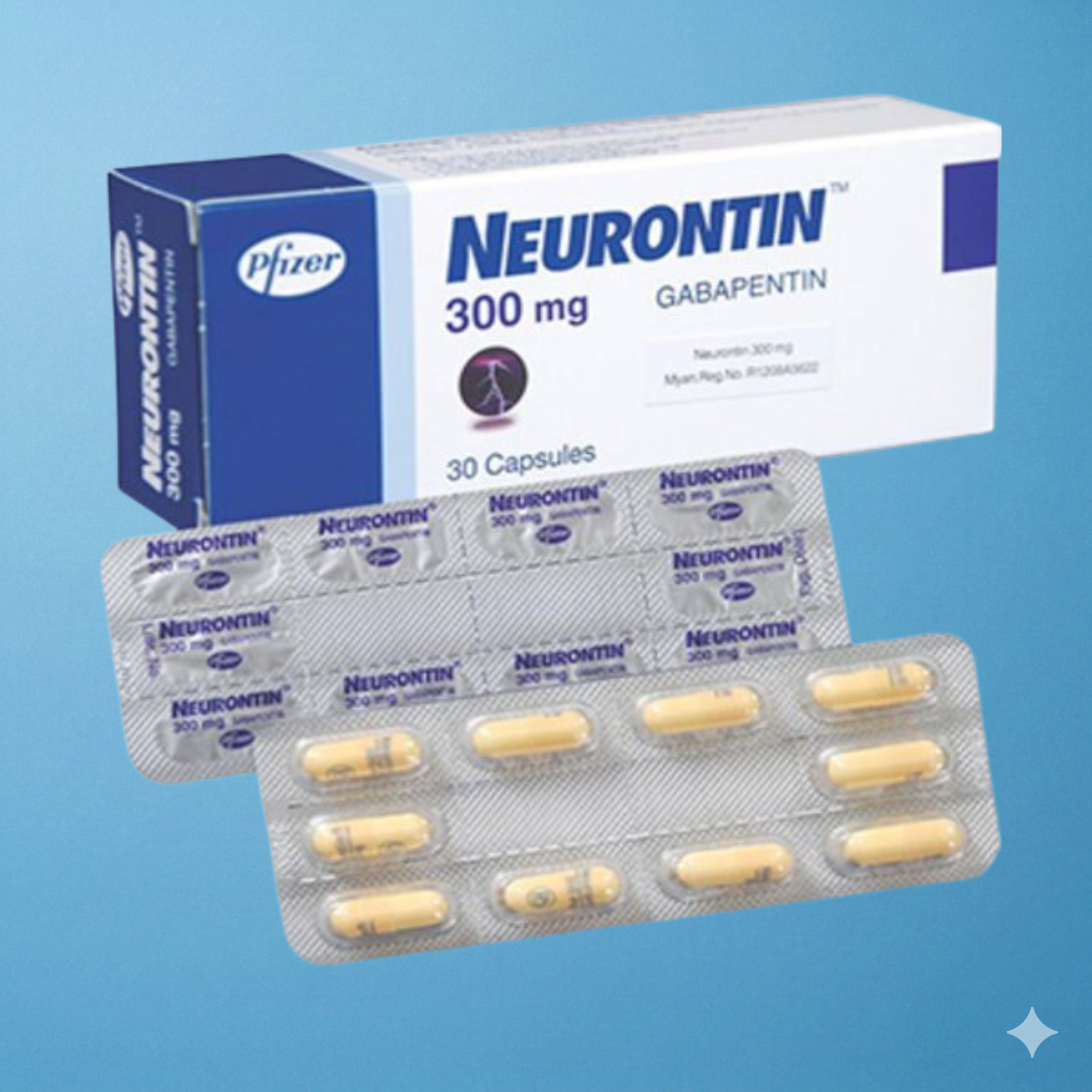Gabapentin 300mg 1 Gabapentin 300mg
