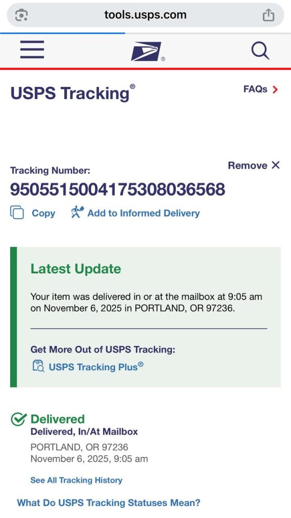 Delivery Proof 2